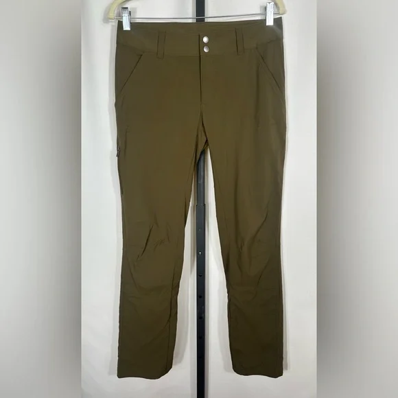 NWOT Columbia Women's Saturday Trail Stretch Pant in Army Green Size 8 - Picture 7 of 13